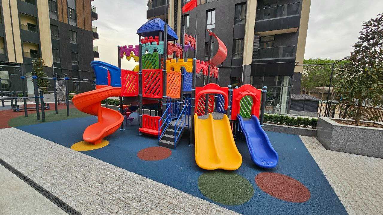 EPDM Резиновое покрытие для детских площадок