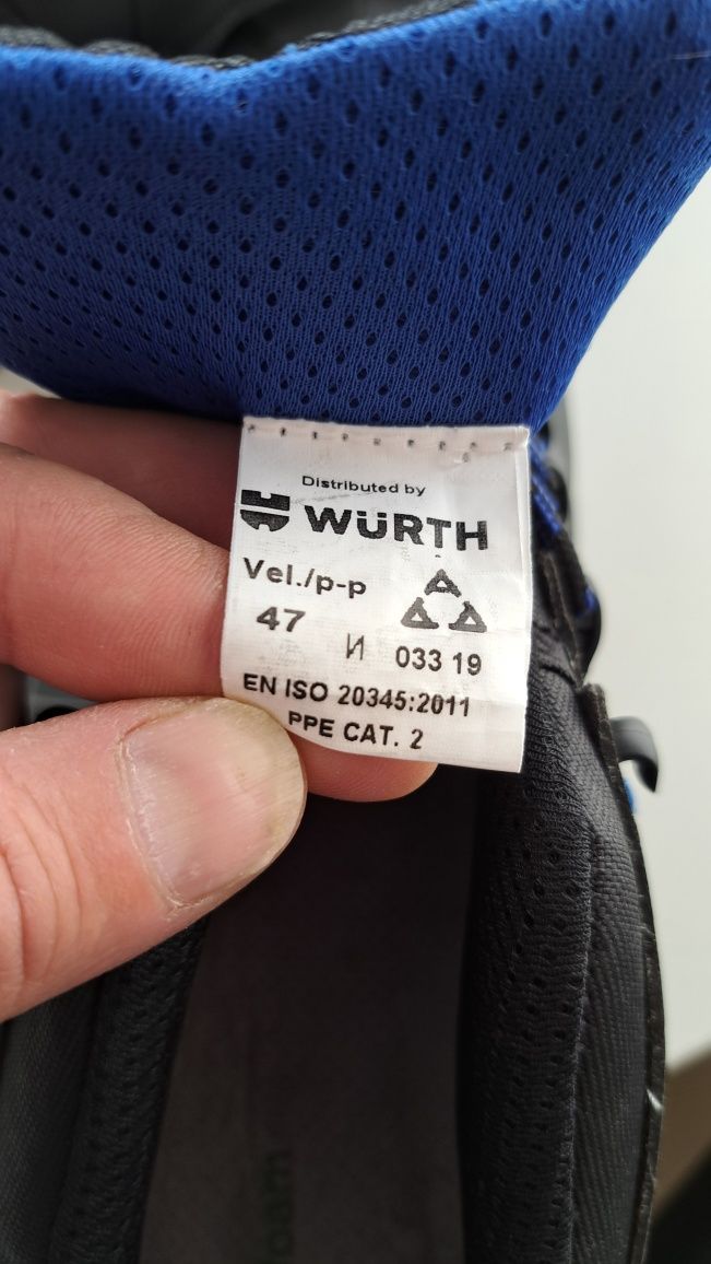 wurth работни обувки 47 номер Защитни обувки INTRUDER S3