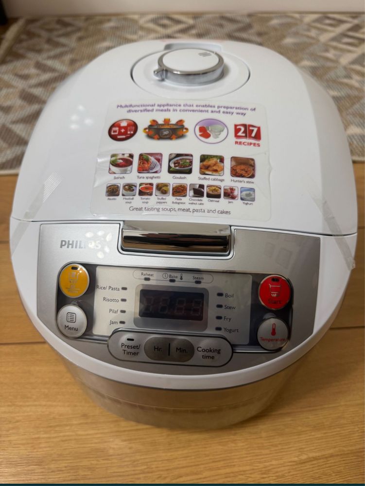 Multicooker Philips, 980 W, 5L, nou