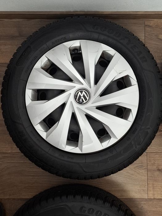 Set jante Oțel cu capace originale 185 65 15 5x100