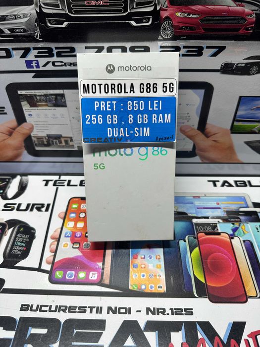 MOTOROLA G86 5G / 256 GB / 8 GB RAM / CreativAmanet
