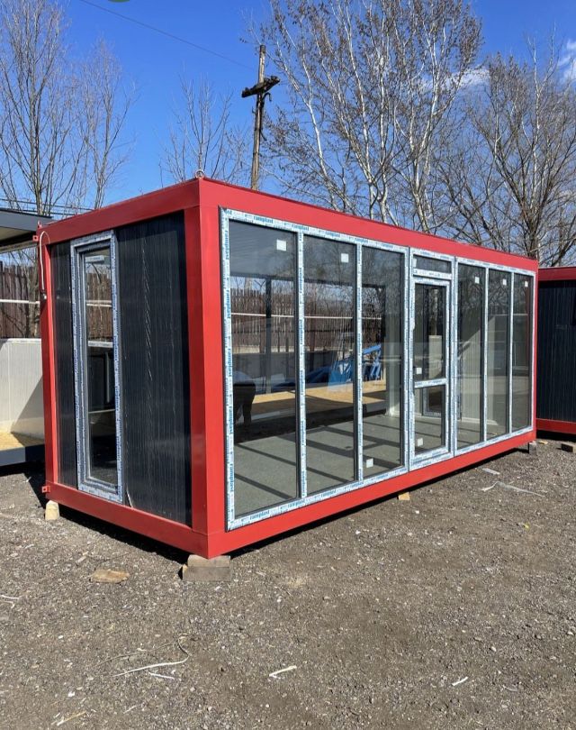 Container containere vitrina magazin fast food