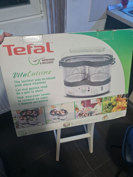 Aparat de gatit cu aburi Tefal Vitacuisine Nutritious & Delicious VS40