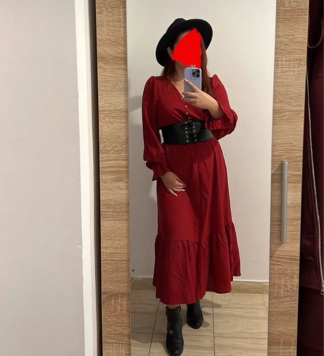 Rochie rosie marimea S