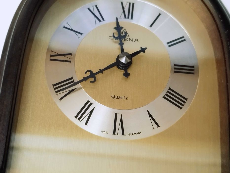 Ceas de birou masa DUGENA , fabricat in Germania de vest in 1986