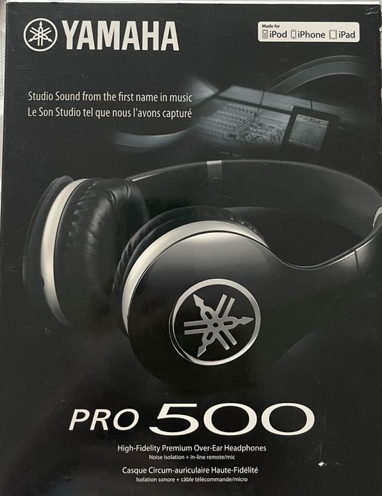 Наушники YAMAHA PRO 500