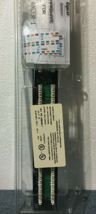 TYCO AMP NETCONNECT 406330-1 Cat5E Patch Panel universal cu 24 de port