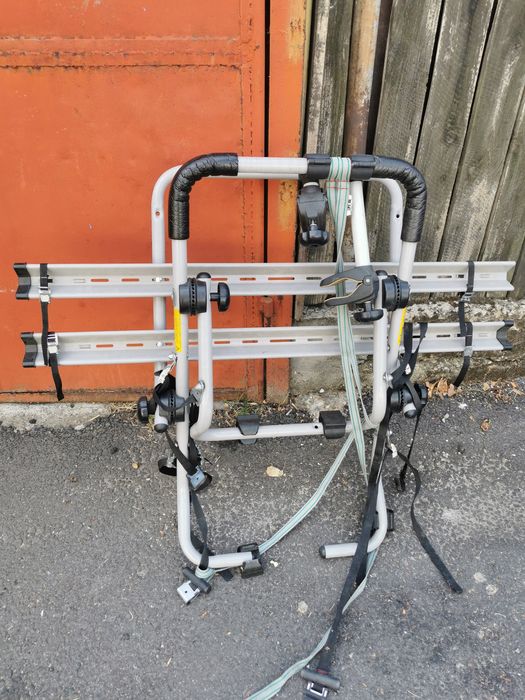 Portbagaj biciclete pe roata de rezervă sau haion