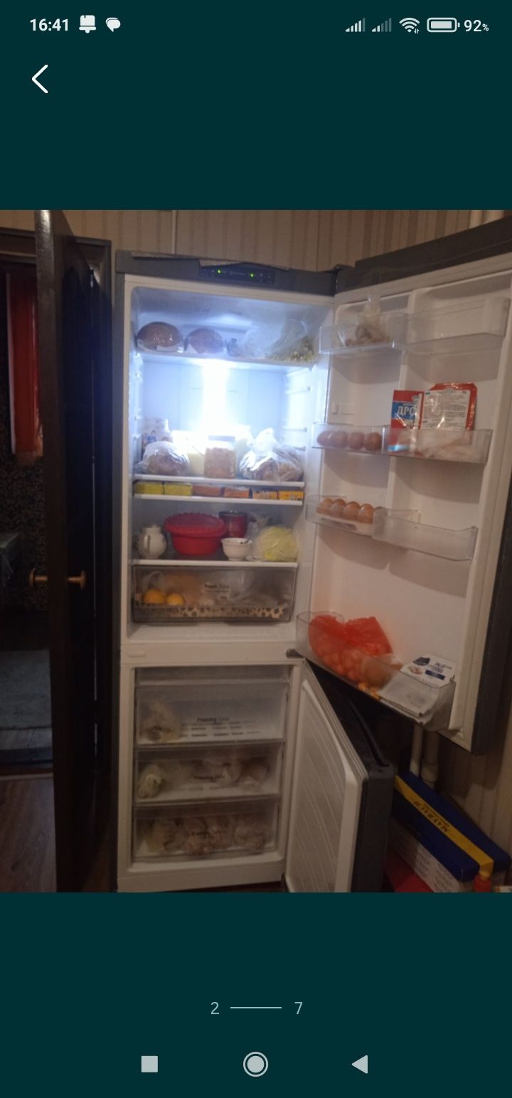 Холодильник лджи 2 метра,но фрост