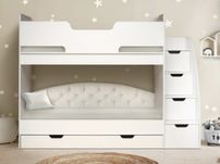 Двухъярусная кровать Junior, цвет белый
