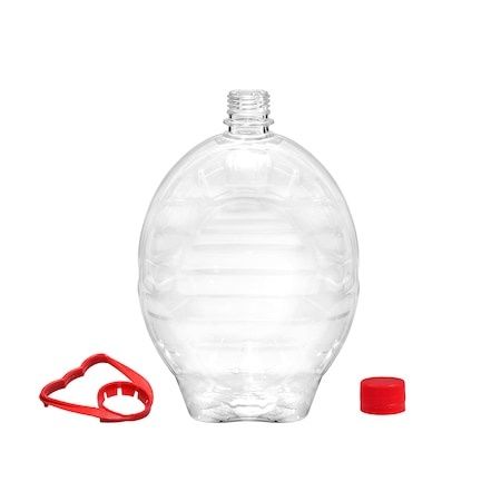 Sticla plastic 2 litri butelcuta cu capac si maner 28 mm 15buc/set