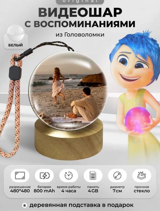 Сфера воспоминаний из тиктока, видеошар из мультика головоломка