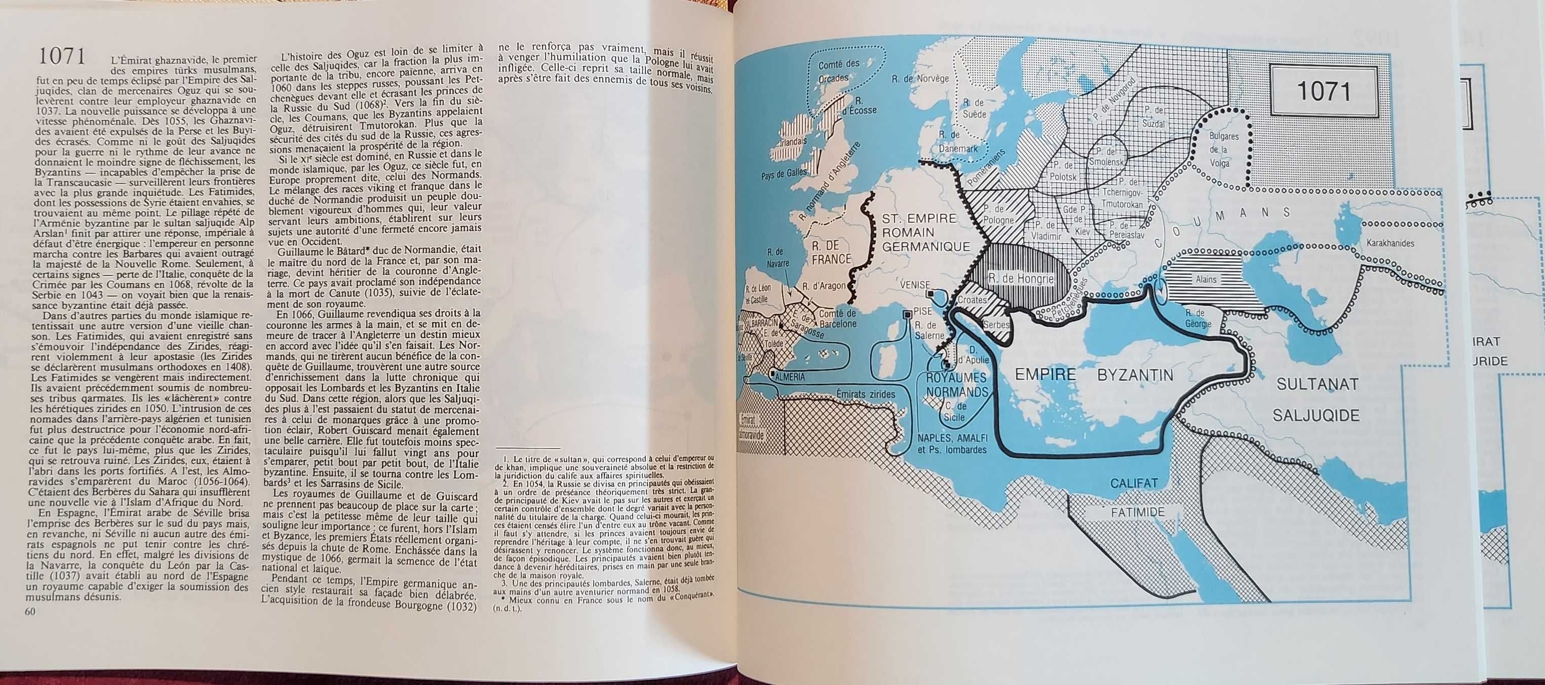 Комплект от 4 исторически атласа / Atlas de l'histoire tome 1-4