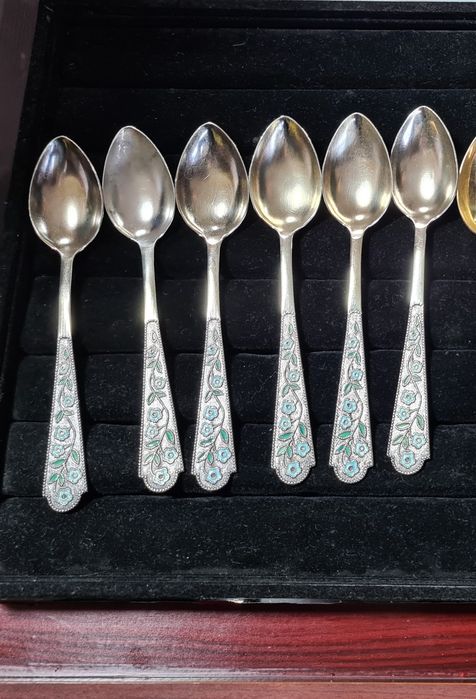 Ложки набор Серебро 875