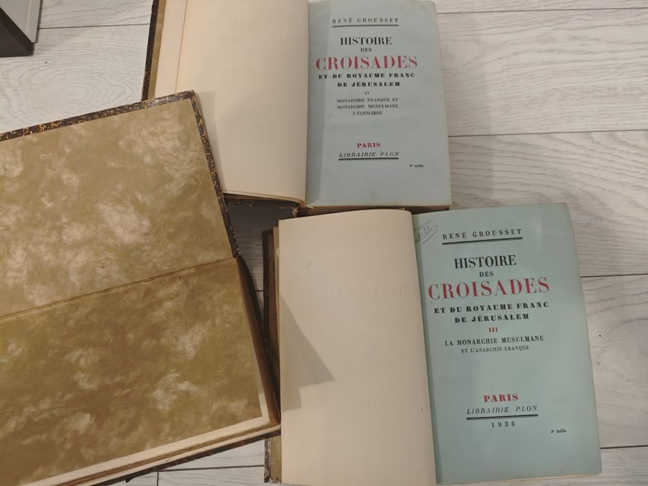 Set Istoria Cruciadelor și a Regatului Franc al Ierusalimului,3 vol