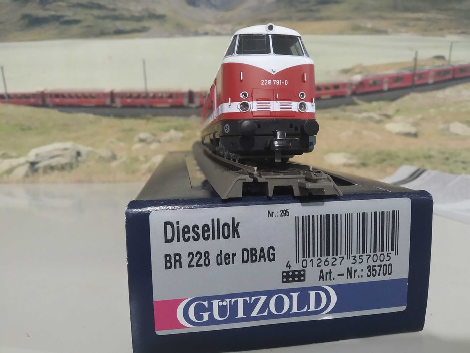 Gutzold locomotiva diesel BR 228 DBAG,HO, trenulete electrice