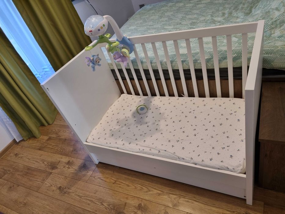 Patut copii IKEA STUVA + Saltea KRUMMELUR