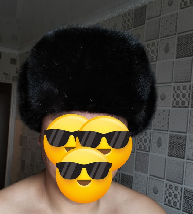 Мужской норковая шапка