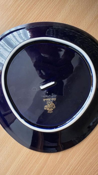 Platou porțelan cobalt Echt Kobalt original,  Made in Germ
