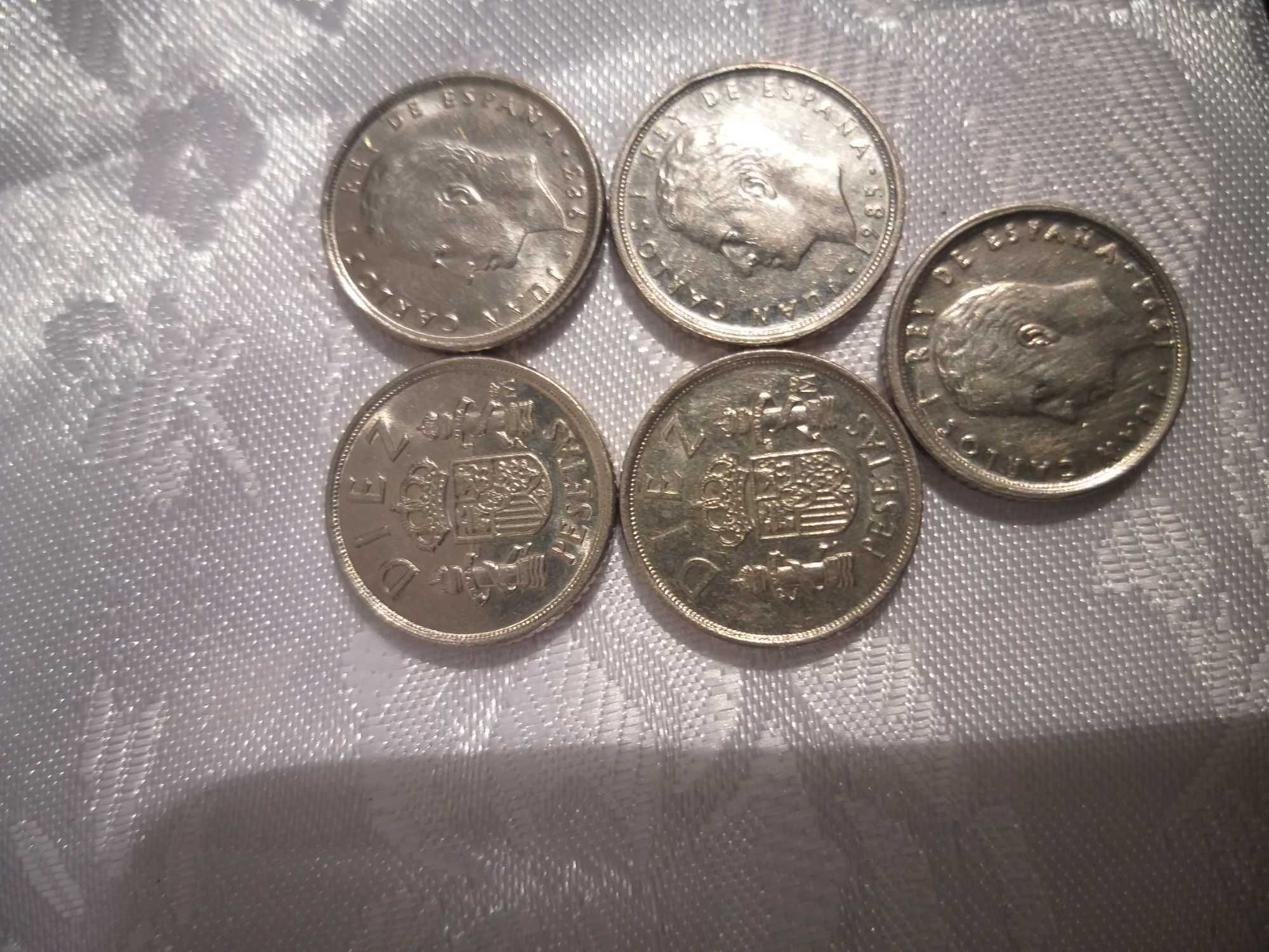 Monede vechi, pesetas spania