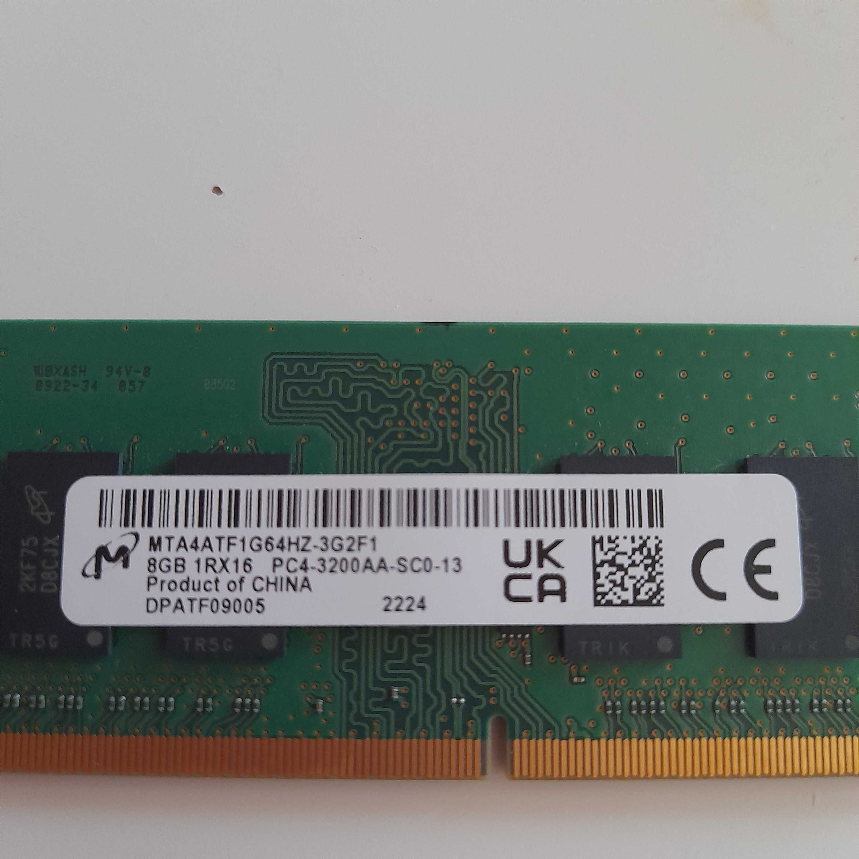Рам памет  за лап топ 8GB
