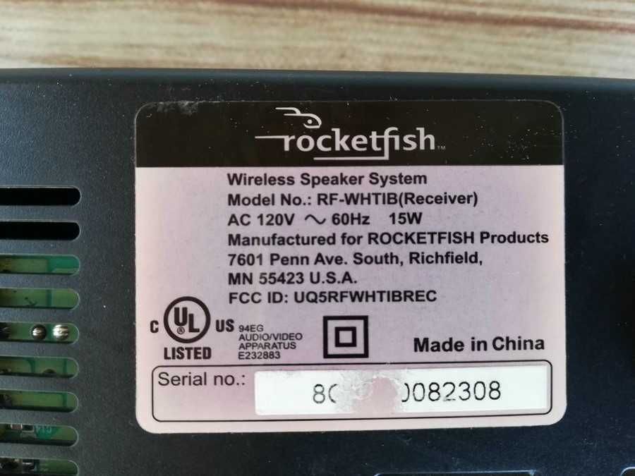 Wireless Speaker System Rocketfish RF-WHTIB