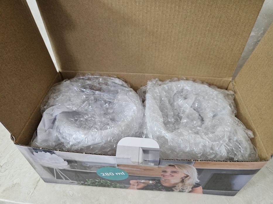 4home Set 2 cesti cu perete dublu termo 280ml