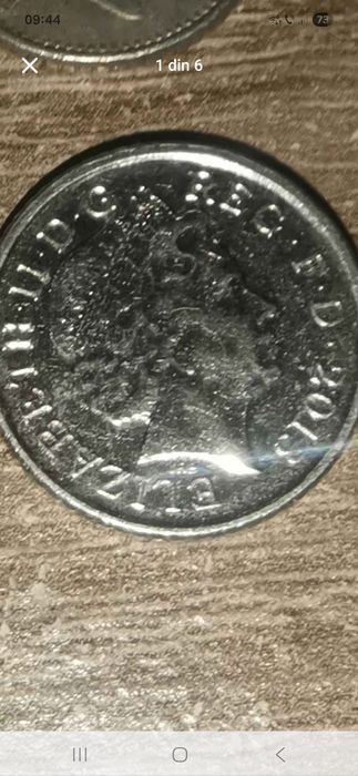 6 monede  Monedă ELIZABETH  a -II- a  D.G -R E G -F.D. 2013