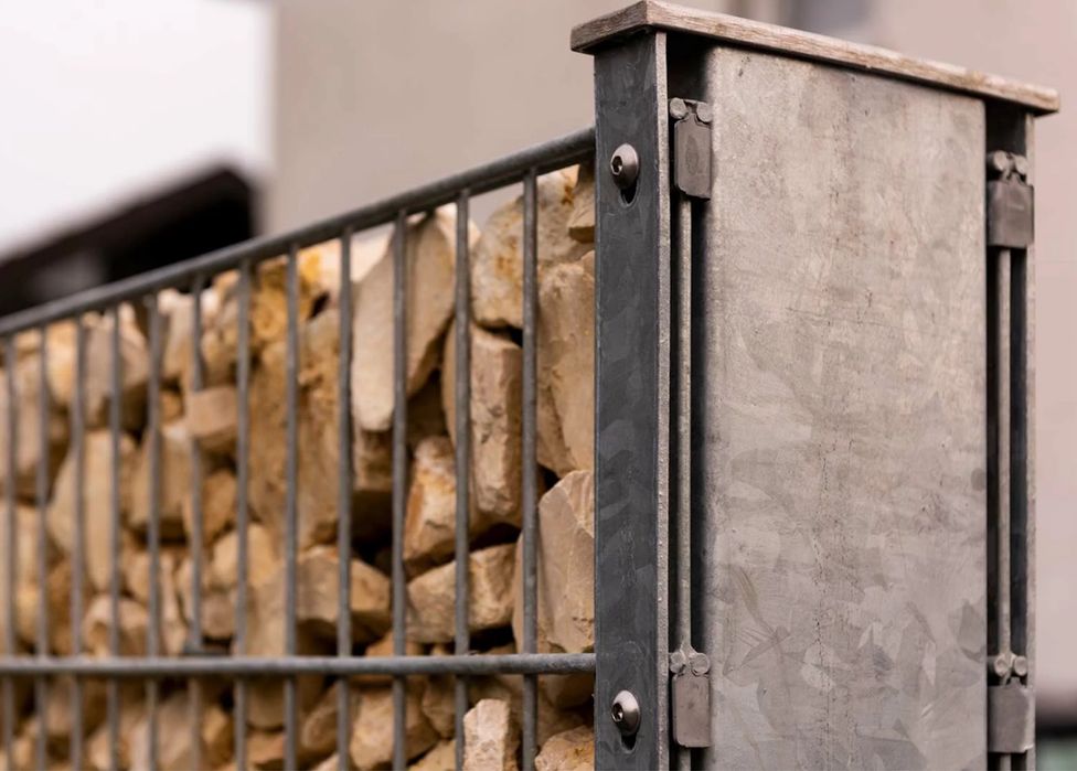 Gard Gabion din Panou drept 8-6-8 zincat Antracit RAL 7016