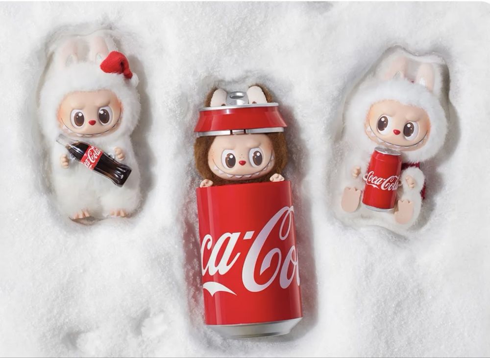 Labubu Coca Cola плюшена играчка/Лабубу Кока Кола