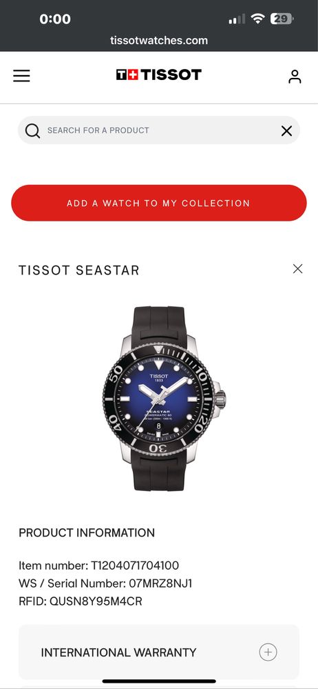 Tissot SEASTAR 1000 Powermatic 80