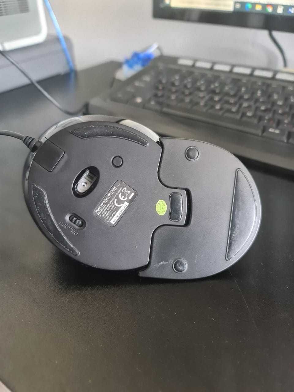 Мышь Delux M618 Plus (RGB), Black, USB