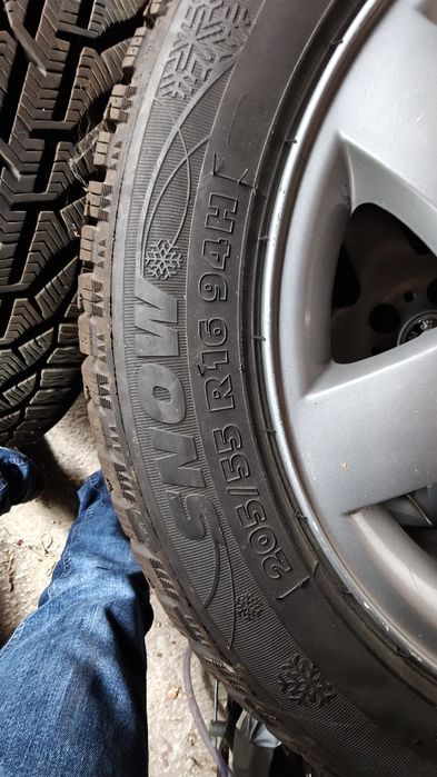 205 55 16 iarna cu jante 5x120 bmw