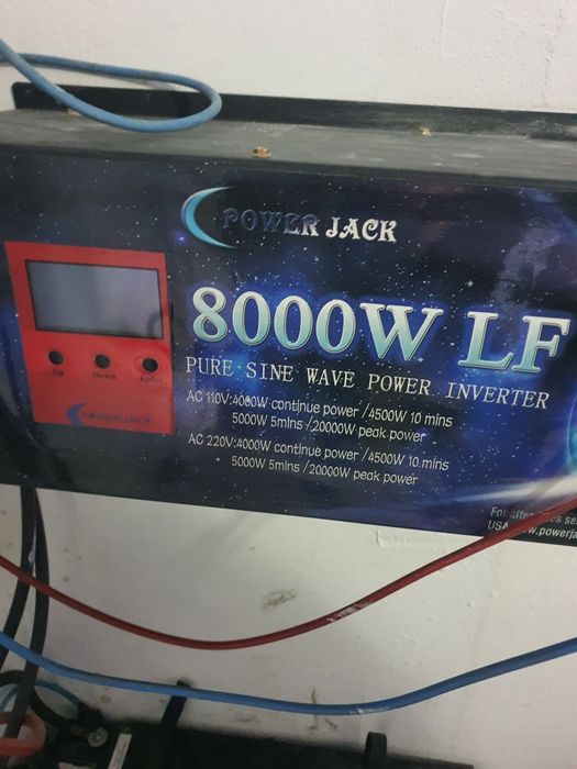 Invertor sin pur 24v/8 kw pt. producere energie electrica