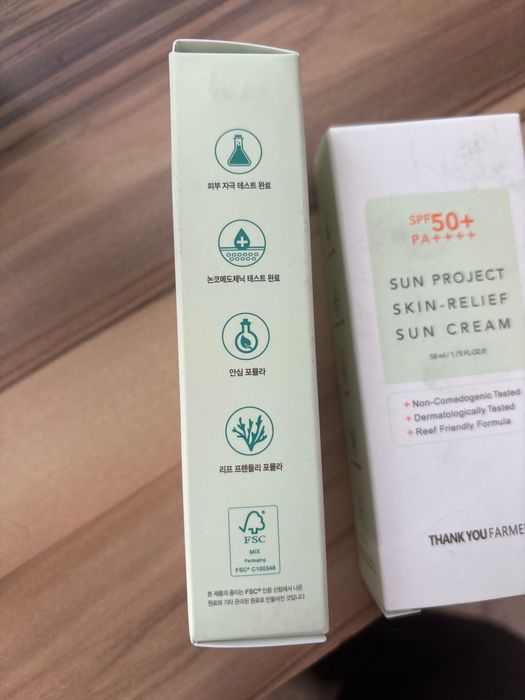 Слънцезащита на Thank you Farmer (корейска)