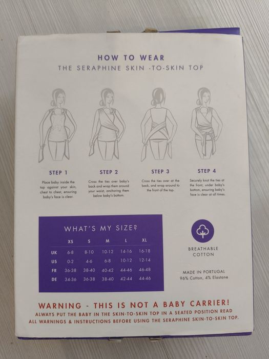 Skin to skin ware port bebe