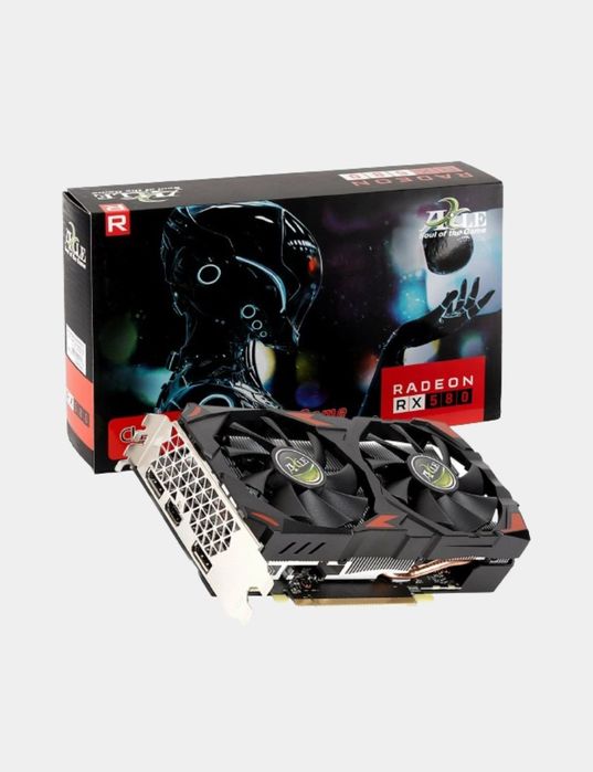 Новый Axel  RX580 8gb DDR 256gb , rx580, rx, videokarta, Видеокарта, A