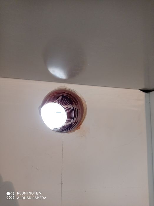 Gaura carotă AC CENTRALA HOTĂ  Aierisire BETON  AIERISIRE cu aspirato