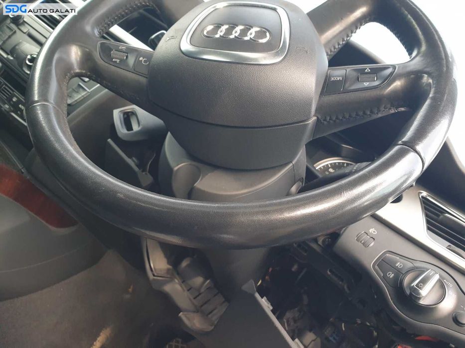 Volan Piele 4 Spite cu Comenzi Fara Airbag Audi A4 B8 2008 - 2015 [C1840]