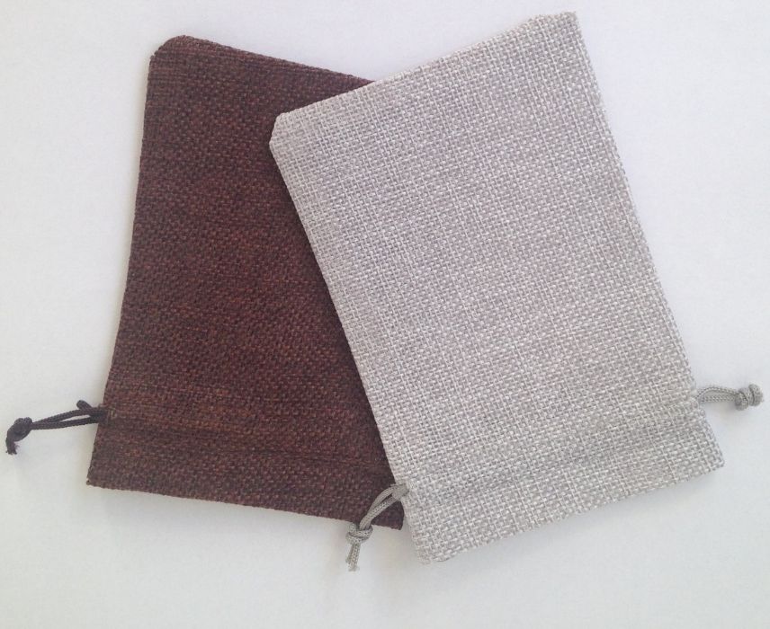 51 бр Ленени торбички кесийки за подаръци, лавандула, бижута, сватбено