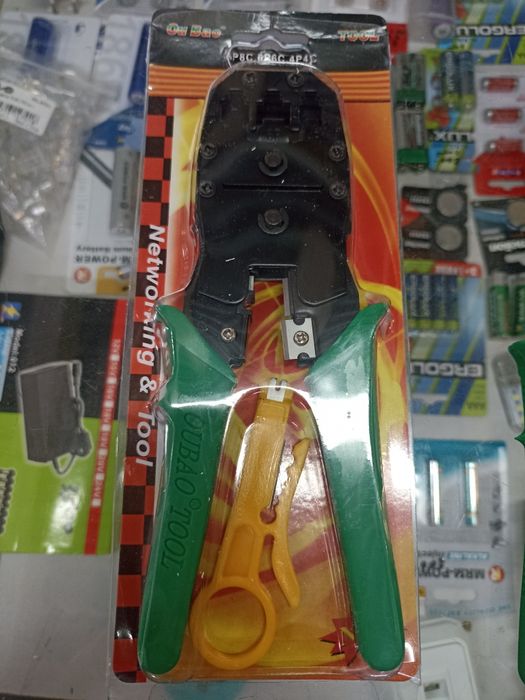 Обжим для коннекторов RJ-45, RJ 15. Кримпер обжимник