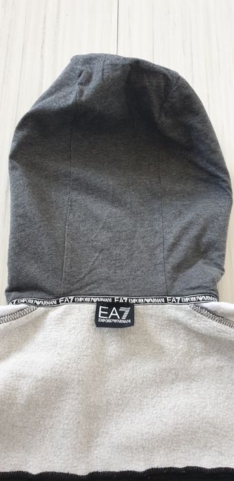 Emporio Armani EA7 Hoodie Half Zip Mens  50/L ОРИГИНАЛ! Мъжки Суичер!