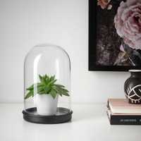 IKEA SKÖNJA decoratiune interior - clopot sticlă cu bază - 21 cm