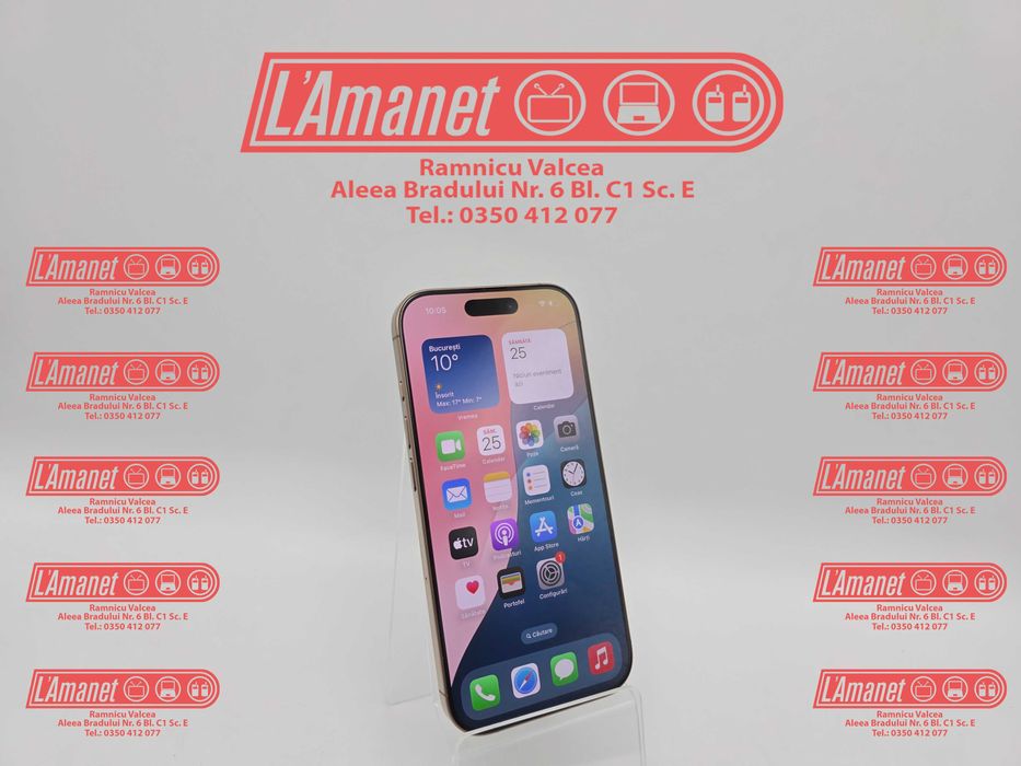 iPhone 16 Pro Desert 256GB Neverlocked Satare Buna Garantie