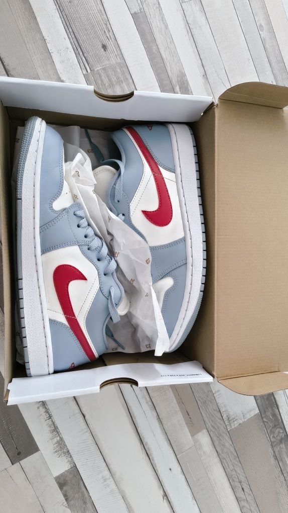 Adidași Nike Jordan 1 Low Blue