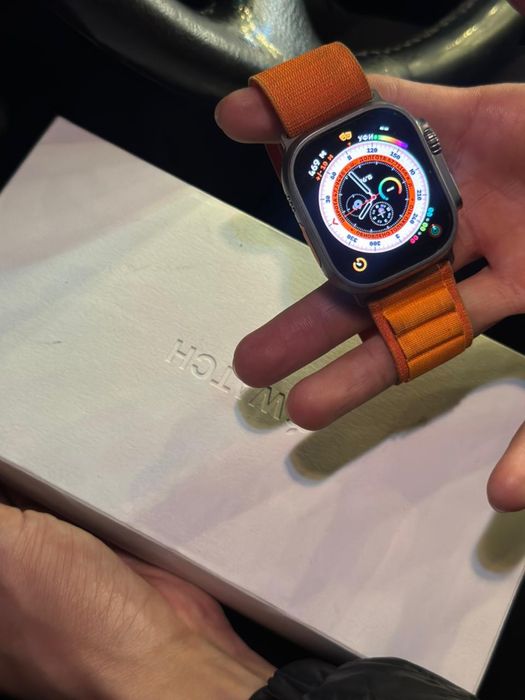 Смарт-часы Apple Watch Ultra Medium Alpine Loop Серый-оранжевый