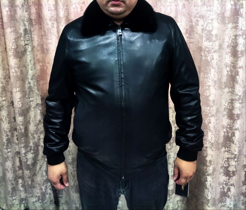 Новые Мужские Кожаные куртки зима