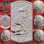 Tudor Beasts monede lingou argint 999