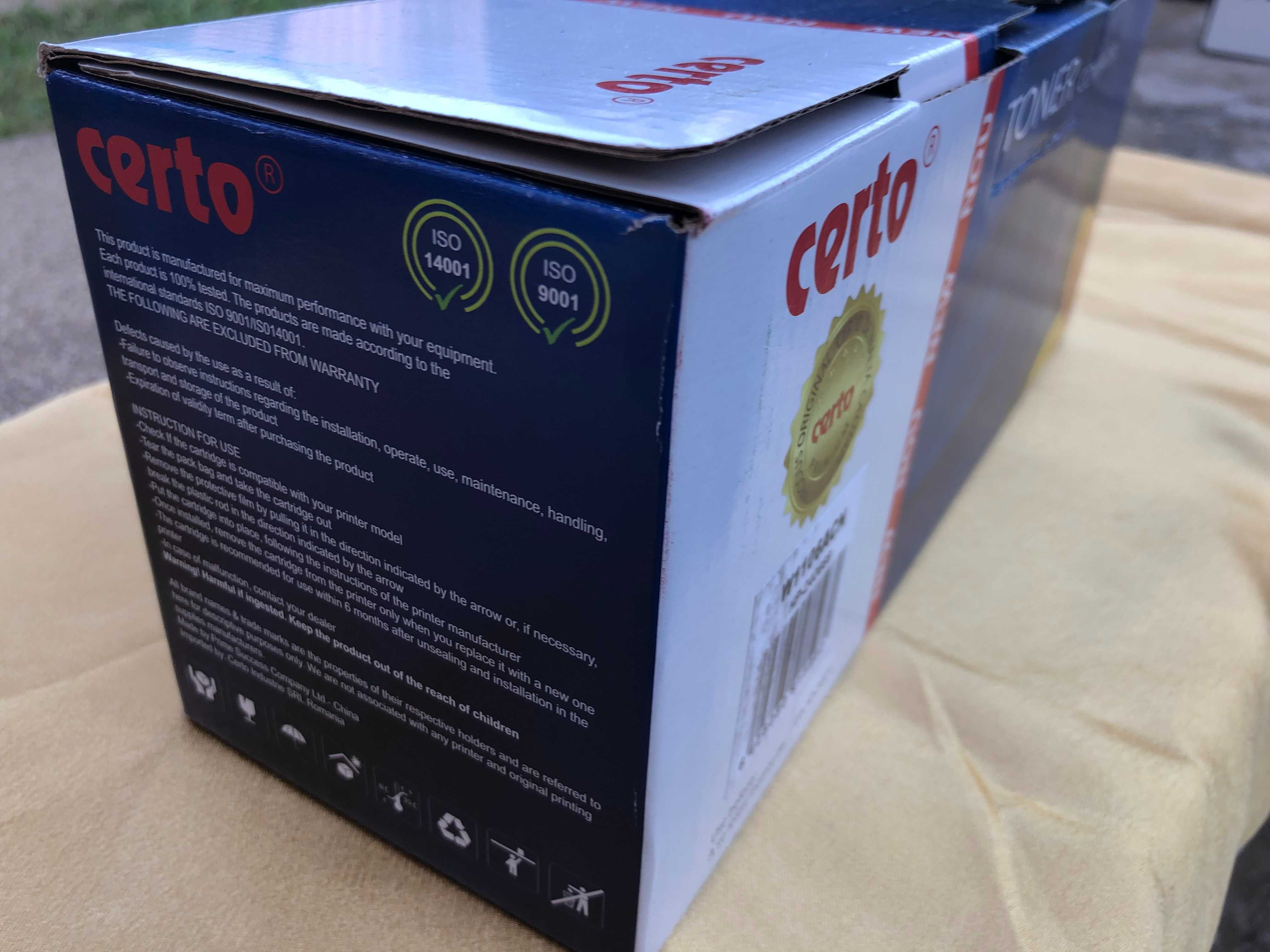 Cartus Toner CERTO W1106ACN comp. HP Laser, Negru, 1000 pag, fara chip