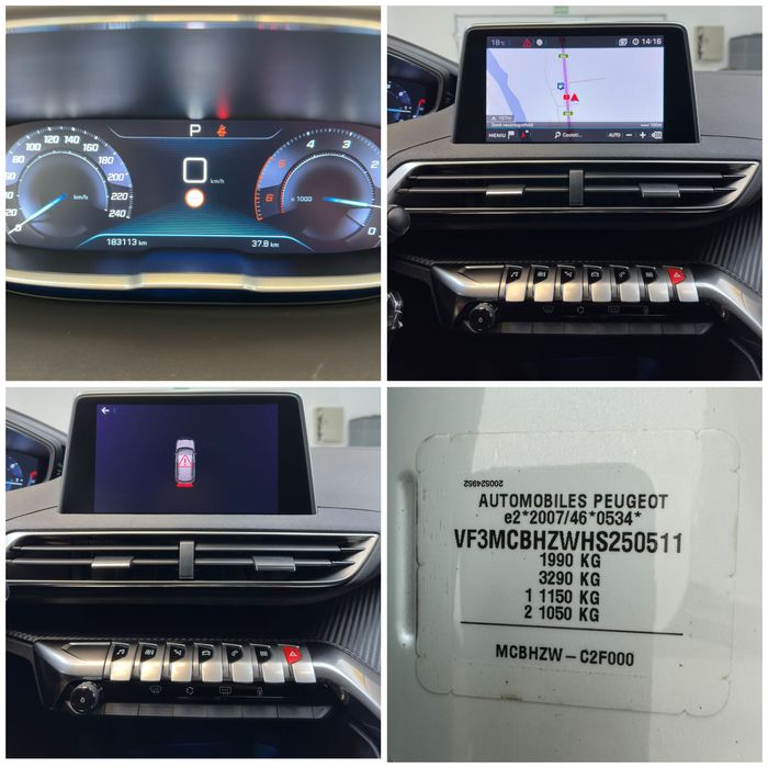 Peugeot 3008 -2017-09-Virtual Cockpit-Gps Navi-Posibilitate Rate Auto